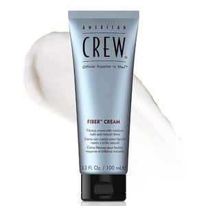 American Crew Men's Fiber Cream, Like Hair Gel with Medium Hold & Natural Shine